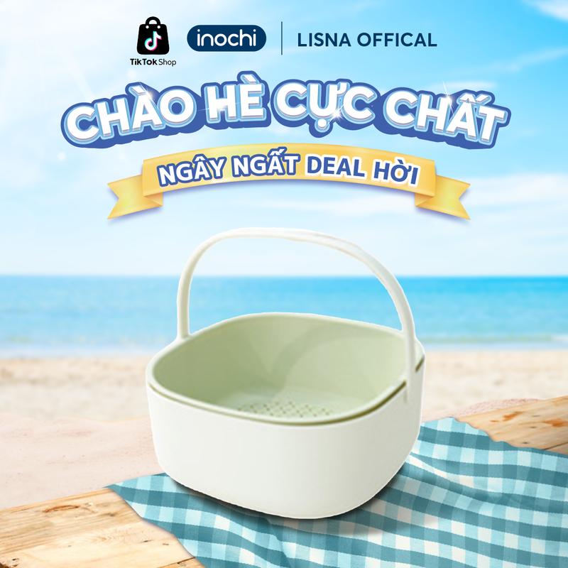 Bộ Thau Rổ Có Quai Xách Inochi 27cm Tiện Lợi