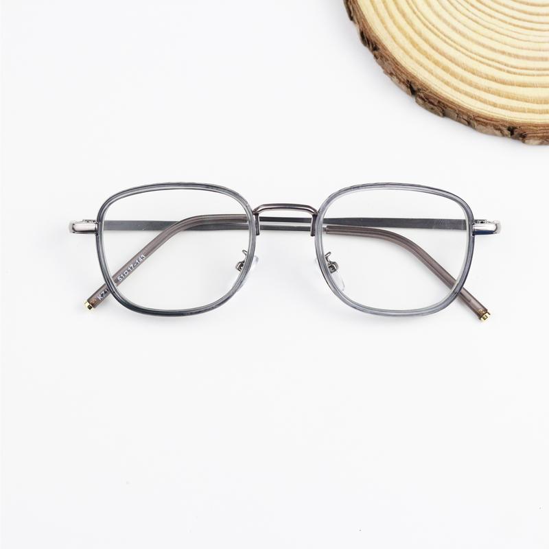 Product Introduction of [Silver] Gọng mắt kính Titanium cao cấp, Vintage Silver hàng nhập Nhật, bảo hành 3 năm, có thể thay mọi loại tròng mắt. Kính Mắt Mắt Kính Tròng Kính Nam DP76 8