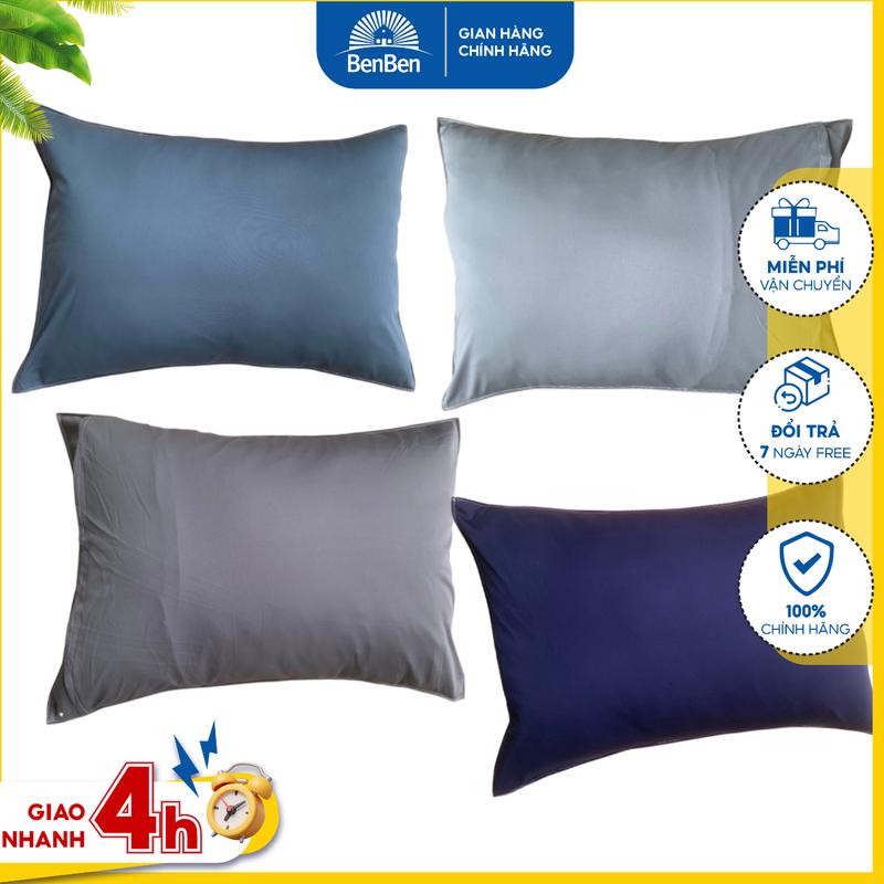 Vỏ gối nằm thun lạnh Hàn Quốc rất mịn mát, áo gối ôm khóa kéo tiện lợi , ga lẻ bọc nệm- benbenshop