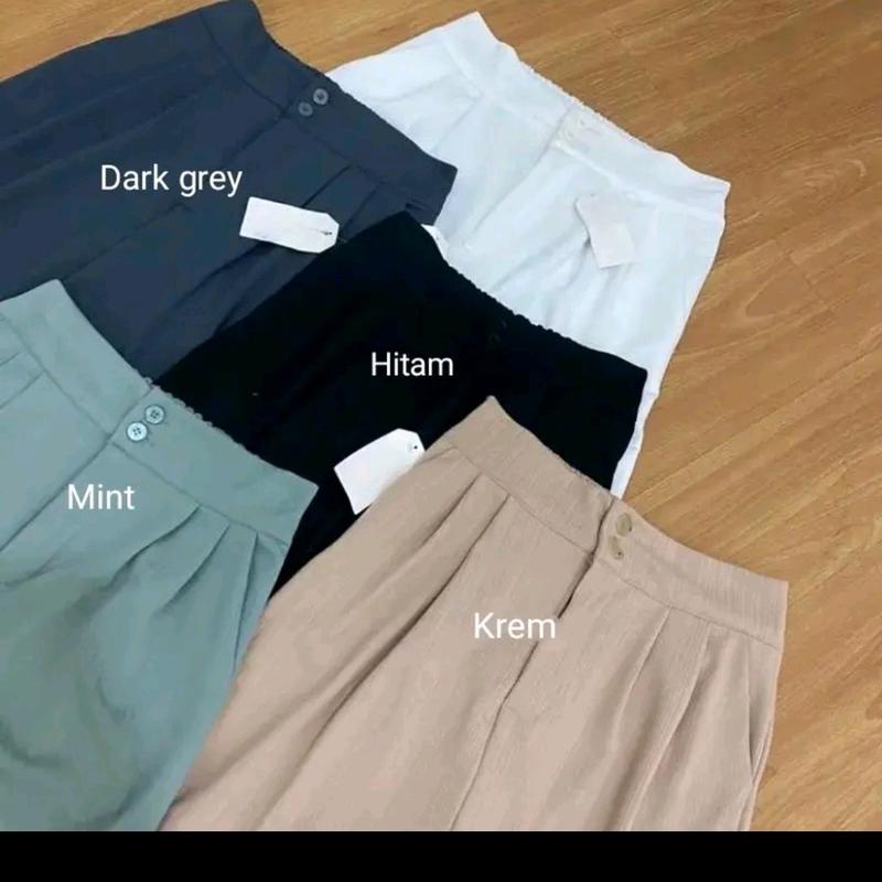 TERMURAH JENIE  KULOT KNIT PREMIUM HIGHWAIS Tebal Wanita 2