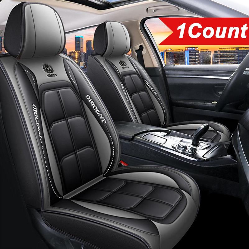 Product Introduction of Car Seat Cover, 1 Count PU Leather Car Seat Protector, Universal Fit for Sedans, SUVs, Trucks, Easy To Install, Car Interior Accessories for Mazda 6 Accessories, Boyfriend Gift, Men Gifts 4