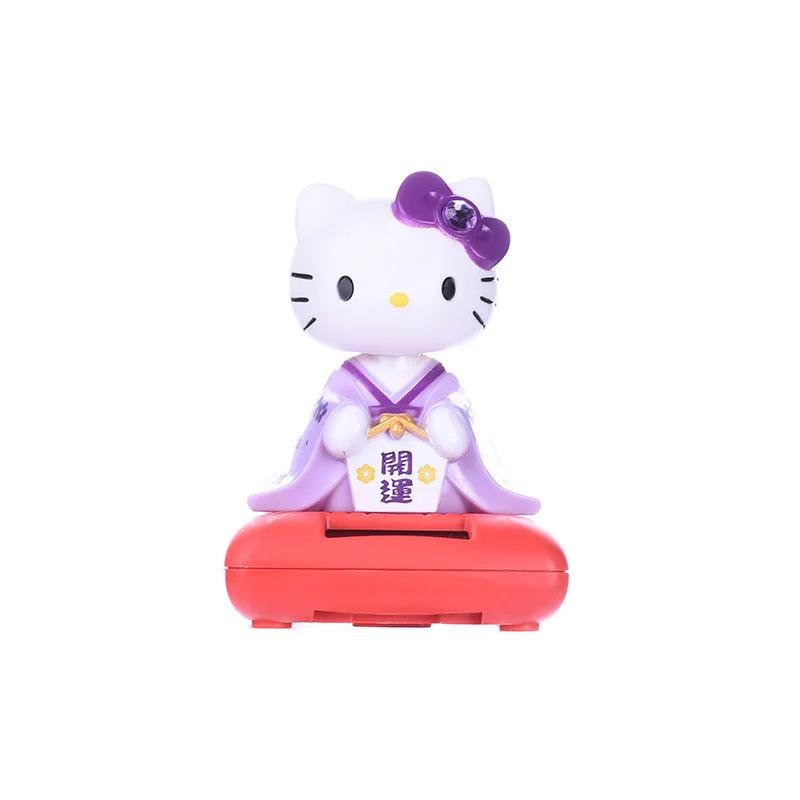 Product Introduction of Kawaii Sanrio Solar Slug Desktop Home Decoration Accessories Dashboard Ornament Kids Charm Hobby Toys 6