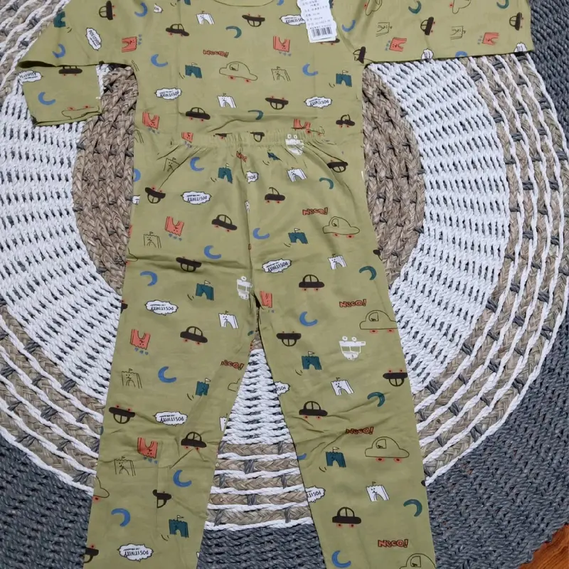 Piyama organik impor/PP anak cewek/cowok (mix model 3)pcs 70.75.80.(tingkat2) 0
