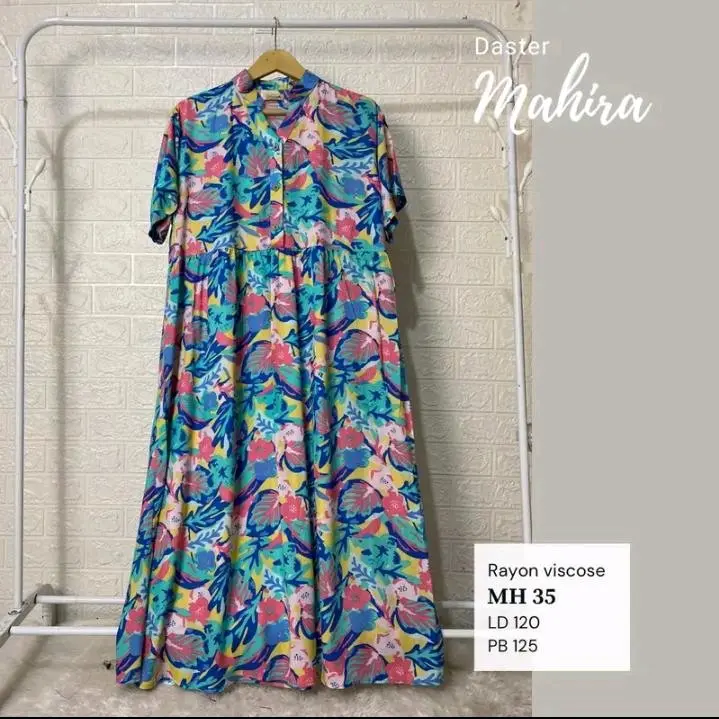 Nura Collection Official - Daster Mahira Motif - Daster Wanita Model Terbaru Bahan Katun Rayon Viscose 4