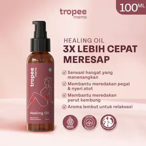 Tropee Mama Herbal Healing Oil 100ml | Minyak Balur Organik untuk Pijat & Relaksasi | Massage Oil