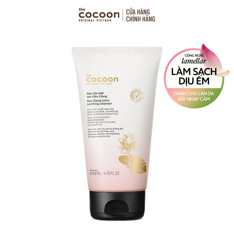[FS] Sữa rửa mặt sen Hậu Giang Cocoon 140ml