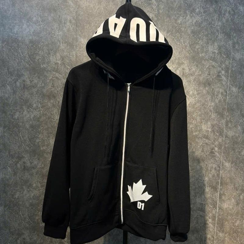 Áo khoác hoodie in D 2hai, mũ 2 lớp dày dặn, phong cách trẻ trung năng động - Nam - Menswear áo khoác zip ép nỉ hàn áo hoodie dsq Dài Tay Tay Dài