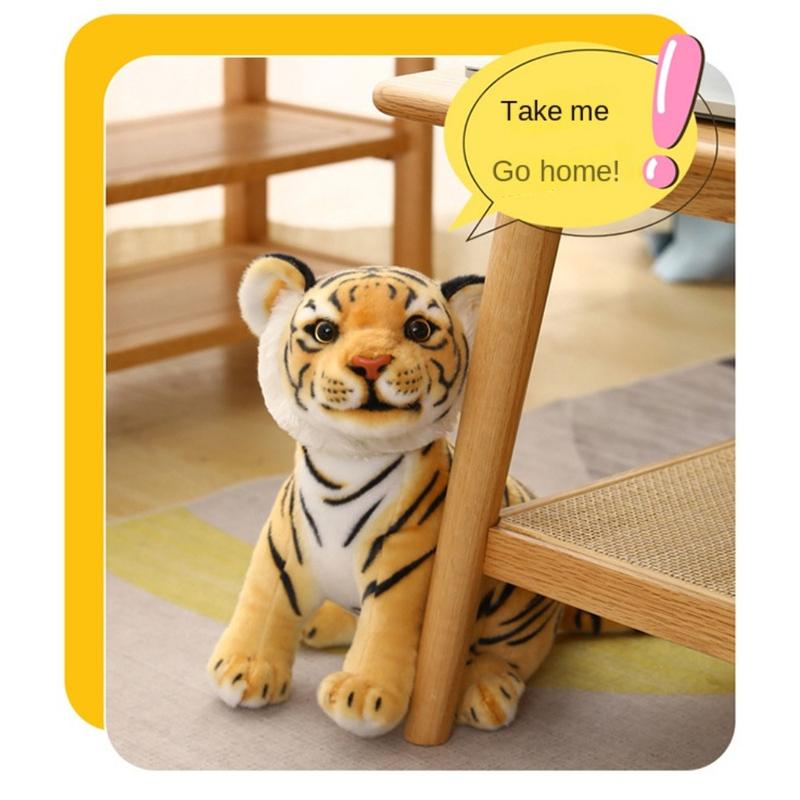 Product Introduction of Đồ Chơi Nhồi Bông Mô Phỏng Hổ Con, Búp Bê Đồ Chơi Hổ Babg Sống Động Như Thật, Động Vật Hoang Dã Mềm Mại, Búp Bê Nhồi Bông PP Cotton, Đồ Chơi Nhồi Bông Để Trang Trí Nhà Cửa Thú Bông Thú Nhồi Bông Toy Phát Nhạc 11
