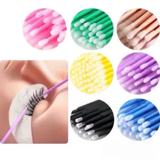 Tăm tháo mi ,tăm bông vệ sinh mi,gỡ mi, quét sáp( bịch 50 chiếc)