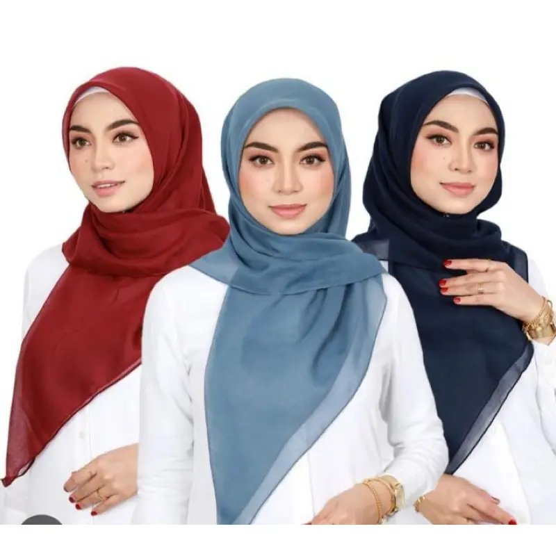 Bawal cotton scarves "premium" soft most happy field shape 45 'ready stock (page 2)