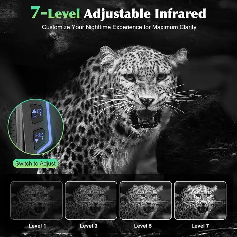 Product Introduction of 4.5 Inch Video Camera, 8X Digital Zoom Night View Goggles, Handheld Small Camera, Professional Night View Goggles for SavingCamping Photos and Videos 4