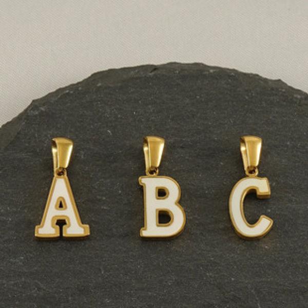 Product Introduction of Loket Huruf Keluli Titanium 18K, Gaya Eropah dan Amerika Baru, Rekaan Elegan, Bergaya dan Sejuk, Serba guna, Produk Baru Ins, Jenama "Dafang" hailey  earrings desi  ear  chains telinga  kayu ear  clip  tudung subang  anti  karat subang  tudung  klip habib 10