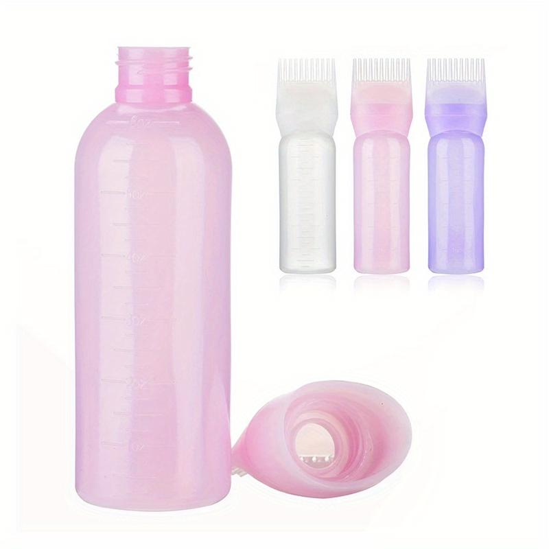 Product Introduction of 2pcs Set Silicone Hair Comb With Root Comb Applicator Bottle Set  Hair Oil Applicator Shampoo Brush Salon hair styling tools 5