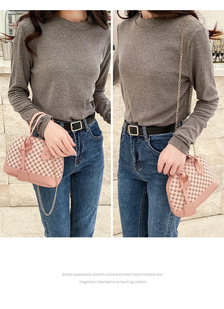Product Introduction of Fashion Shell Bag Girls Shoulder Bags Lady's Handbag Ladys Cross Body Bag Handbag 5