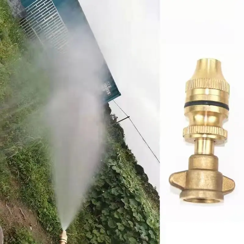 Agriculture Brass Missile Nozzle Straight Jet +Mist Spray Adjustable Nozzle Electric Sprayer High Pressure Spraying