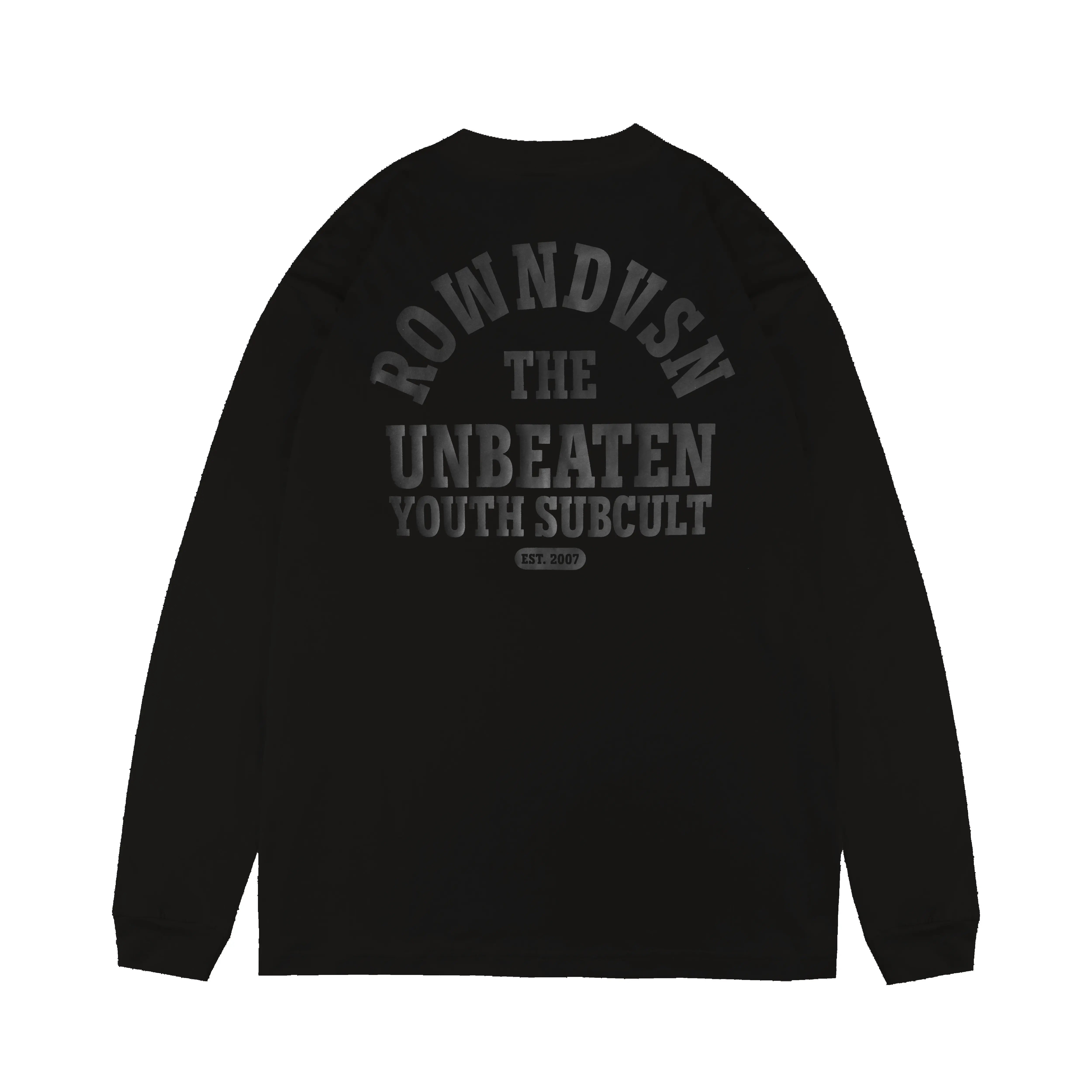 Rown Division Longsleeve Minoris Black Combed Kaos