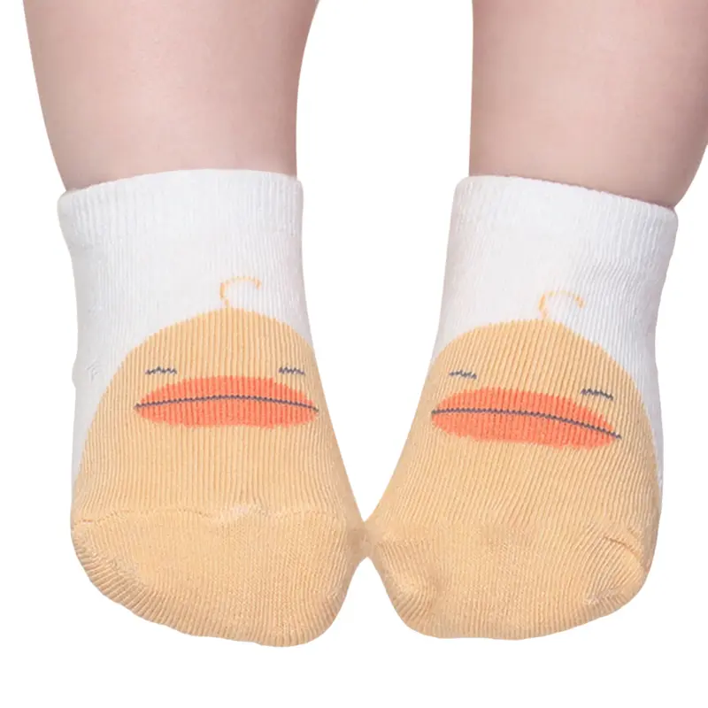 0-3Y Baby Socks, Cute Cartoon Animal Non-slip Socks Soft Lightweight Grip Socks for Girls Boys