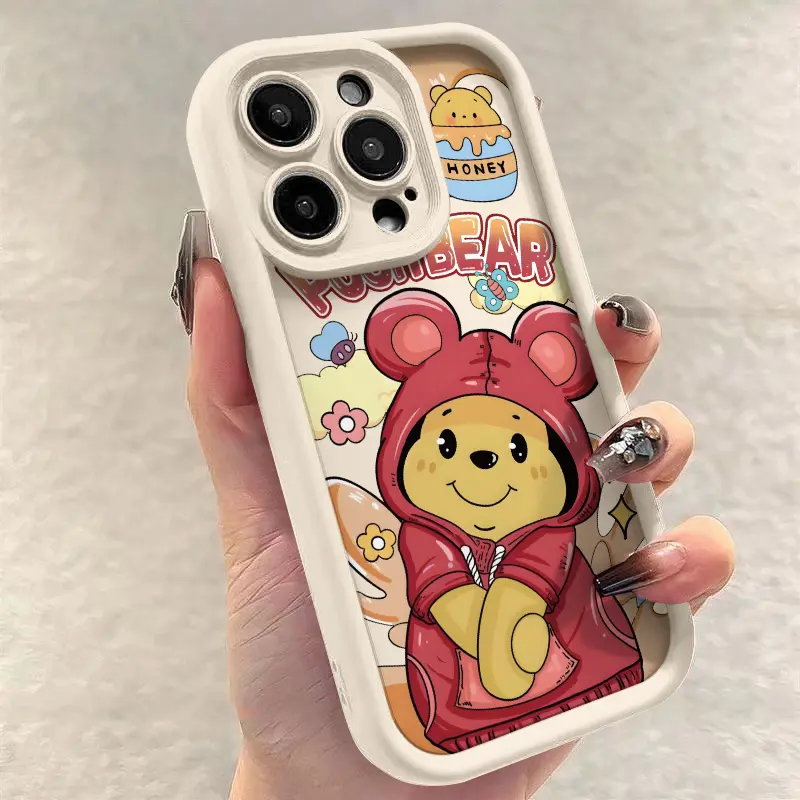 Iphone case,Winnie the Pooh,Compatible with iPhone 6 7 8 PLUS 11 12 13 14 15 PRO MAX X XR XS. Anti-Drop and shockproof,Imported materials protective cover