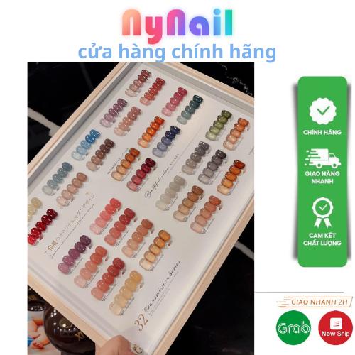    meiO thạch 32 trầ sữa   Sét sơn gel thạch 32 màu chất sơn cao cấp nail thiết kế Nữ 
