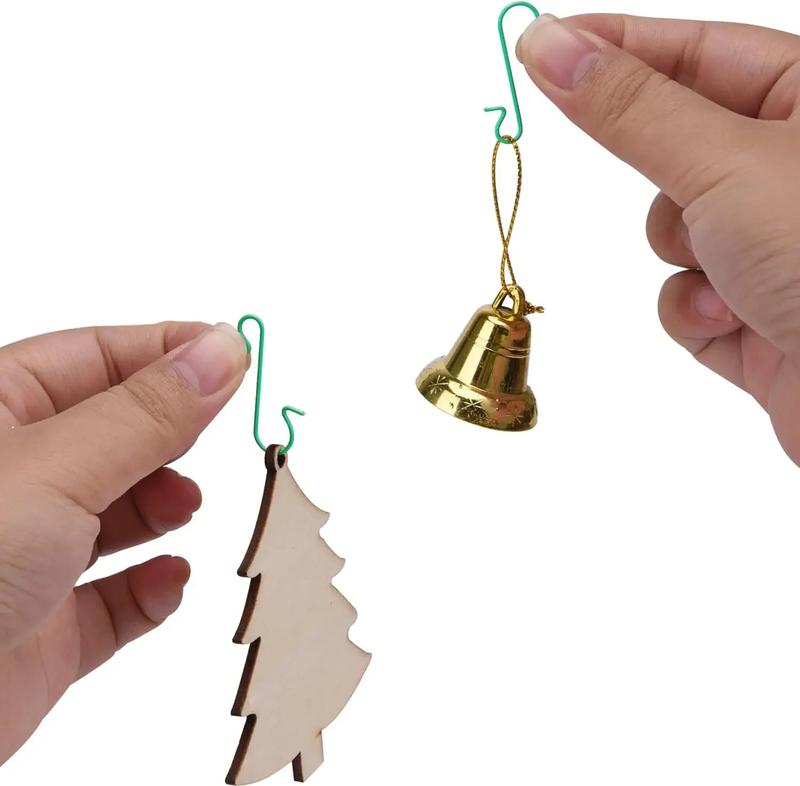 Product Introduction of Christmas Ornament S Shaped Hooks Plastic Hook Xmas Tree Balls Pendant Hanging Holders for Home New Year Party Decor Decoration 10