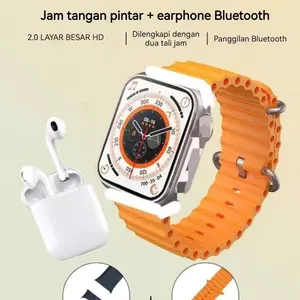 SmartWatch T55 Wanita/pria Tahan Air Jam Pintar Bluetooth Olahraga Smart Watch Gps Peta Hd Touchscreen Jam Tangan Pintar Bisa Telpon Bisa Dan Wallpaper Ios Android