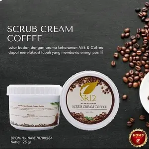 scrub cream coffee