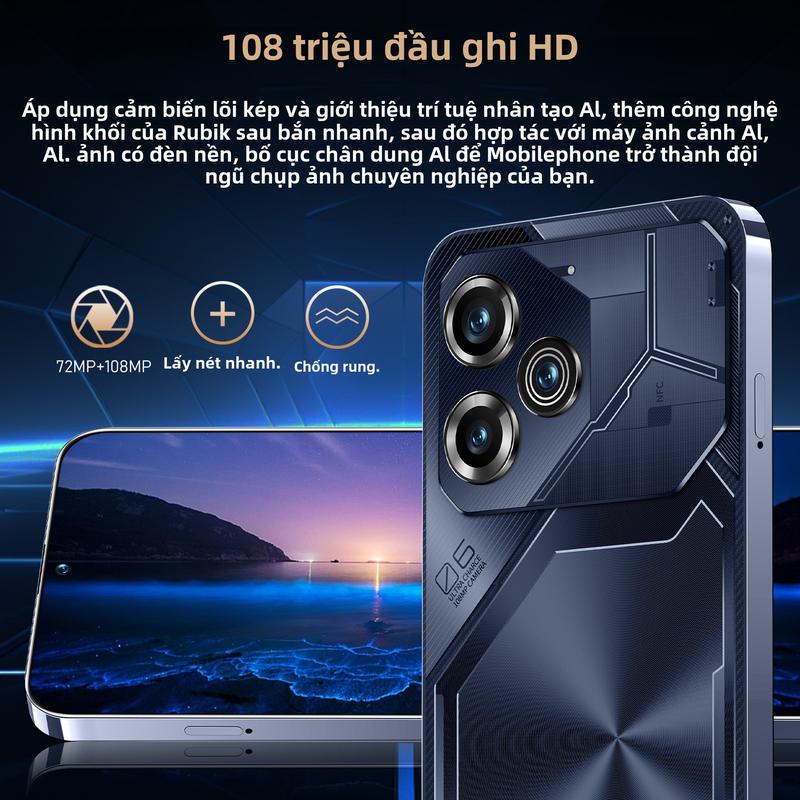 Product Introduction of Điện thoại thông minh POVA6 Pro, Bán Chạy, Màn hình lớn được đục lỗ thực, Hệ điều hành Android 2 + 16G, Xuất khẩu, Hàng mới về 4