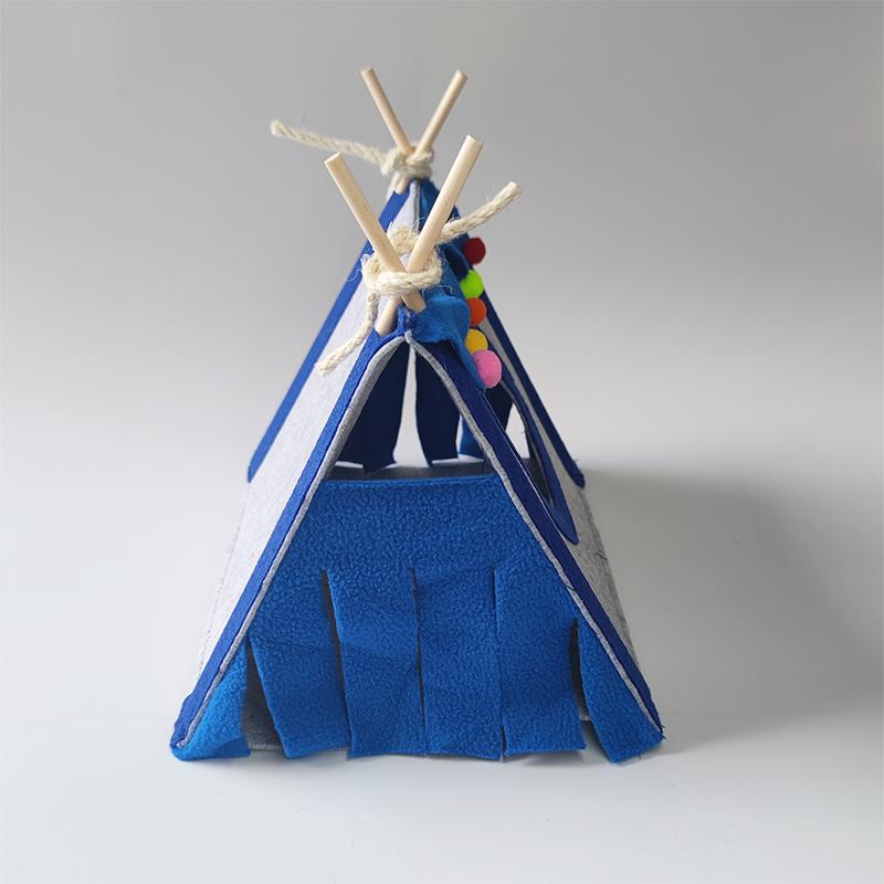 Product Introduction of Small Pet Nest Felt Tent Rabbit Nest Hamster House Hamster Cage Large Guinea Pig Cage Guinea Pig Small Animal Bed Accessories 5