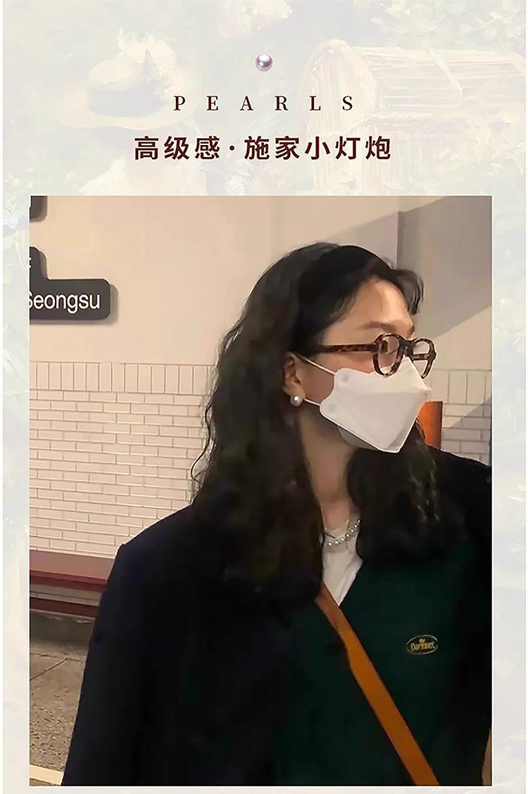 Product Introduction of ต่างหูมุก Shijia เงินแท้ 999 สำหรับผู้หญิง ต่างหูสังคมที่หรูหรา ราคาไม่แพง หรูหรา ระดับไฮเอนด์ เครื่องประดับขายดี 1