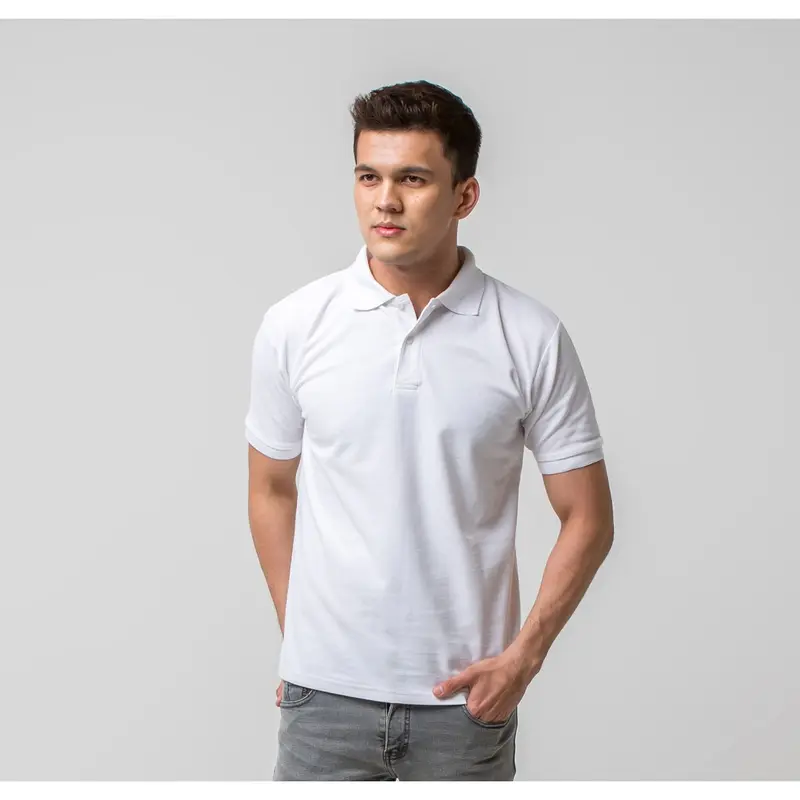 KAOS SERAGAM POLOS POLO SHIRT KERAH PRIA UNISEX DARKGREY / COFFEE 1