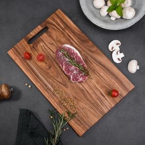 木製カッティングボード 耐久性肉・果物・野菜・チーズ用サービングボード 家庭用キッチンチョッピングボード アウトドアダイニング用