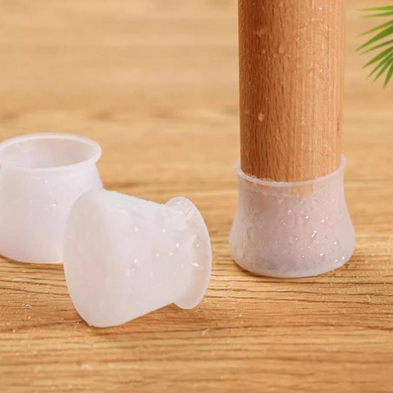 Silicone Chair Leg Cover, 24pcs/set Non-slip Waterproof Chair Leg Cap, Chair Leg Floor Cover for Home Kitchen Living Room Bedroom 5