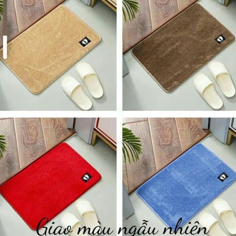 ( Loại 1 dày dặn ) Combo 5 Thảm Lau Chân Trãi Sàn Siêu Thấm Hút, Thảm lông cừu, chùi chân nhà bếp trang trí phòng khách chống trơn trượt 40x60
