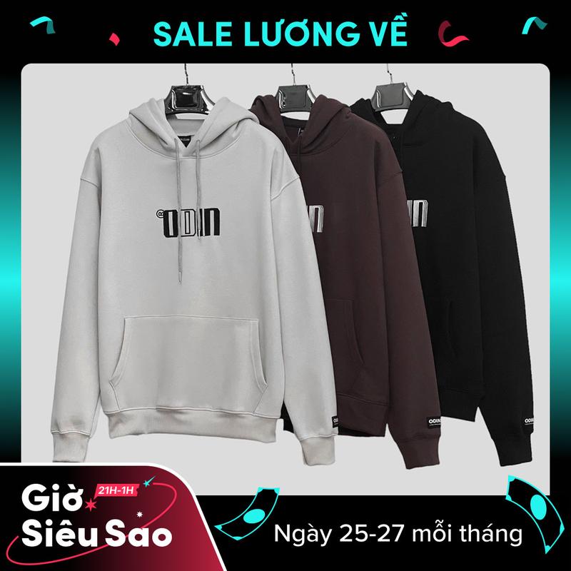 Áo Hoodie Oversize ODIN CLUB Lets Play, Áo hoodie nỉ bông form rộng nam nữ unisex