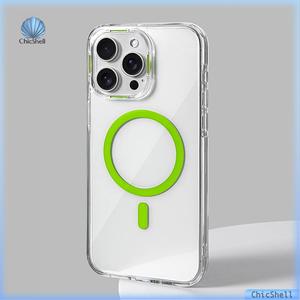 Ốp Điện Thoại Từ Tính, HD Trong Suốt, Ốp Cứng, Chống Sốc, Tương Thích Với MagSafe, Cho iPhone 16, 13, 14, 15 Pro Max, 16ProMax