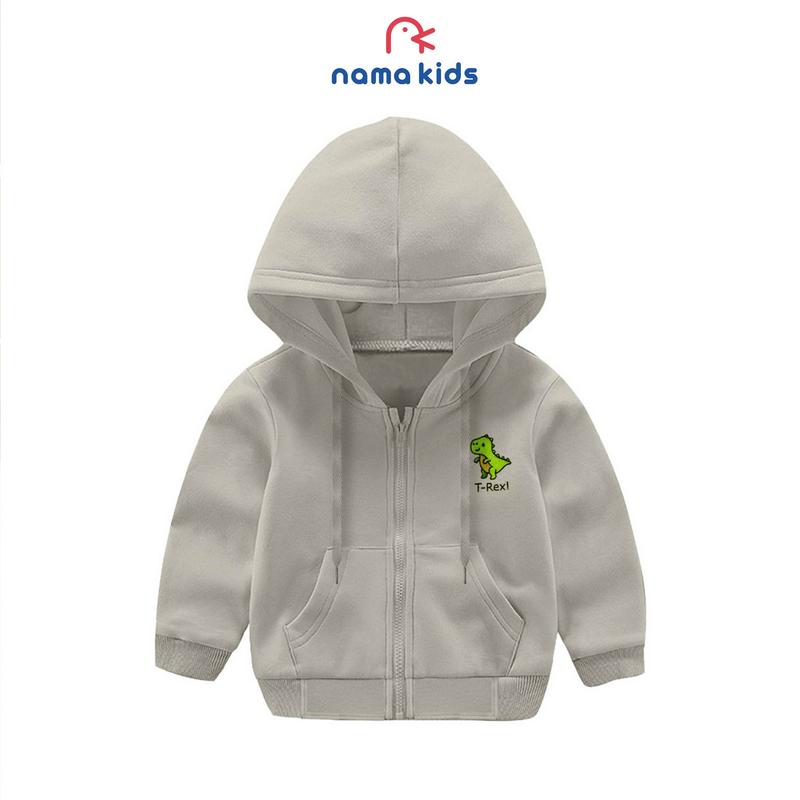 JAKET ANAK LAKI LAKI JAKET SLETING ZIPPER RESLETING COWOK SWEATER HOODIE COWO BORDIR TIREX DINOSAURUS LUCU Fashion 2