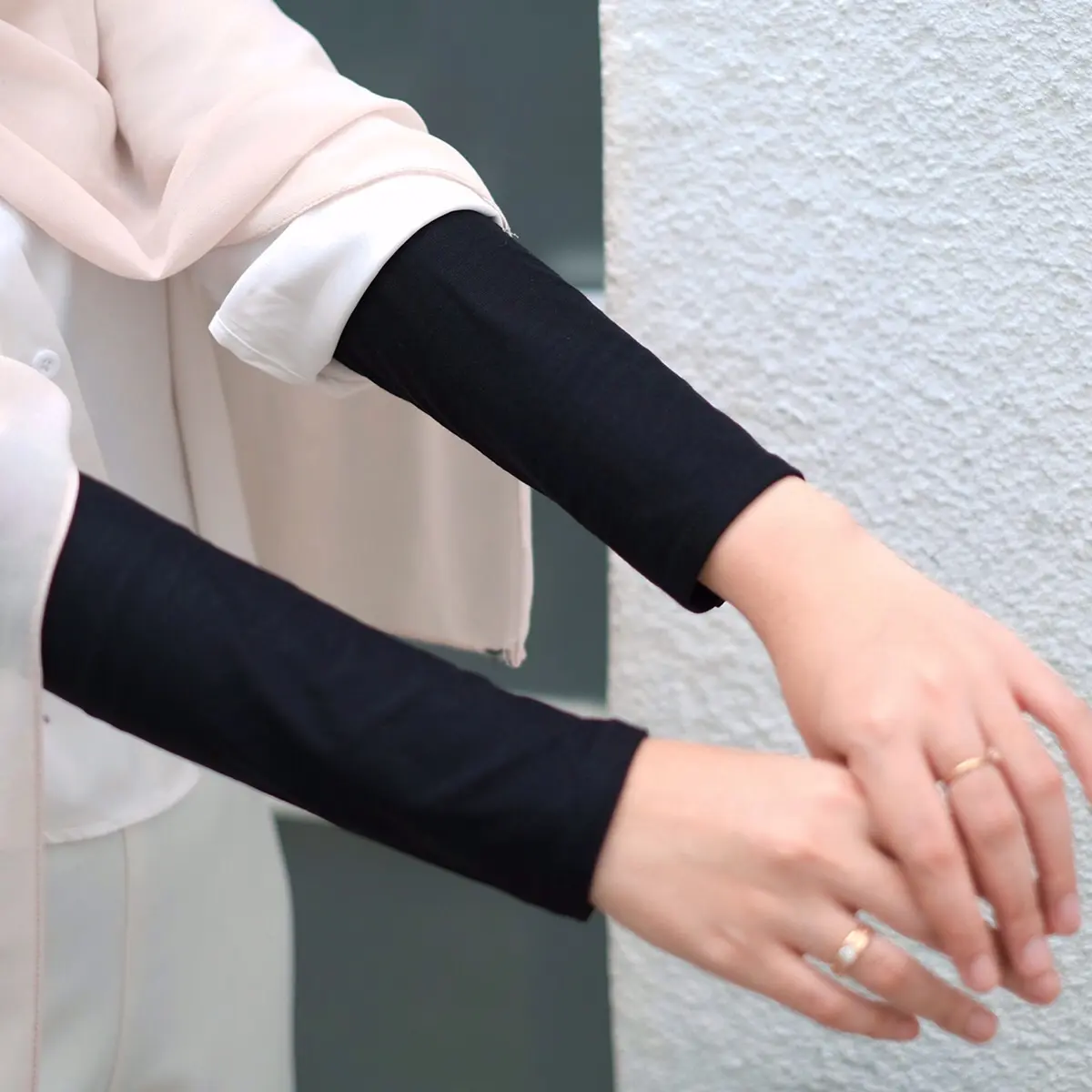 Dazscarf Handsock Manset Tangan Polos lengan panjang tshirt