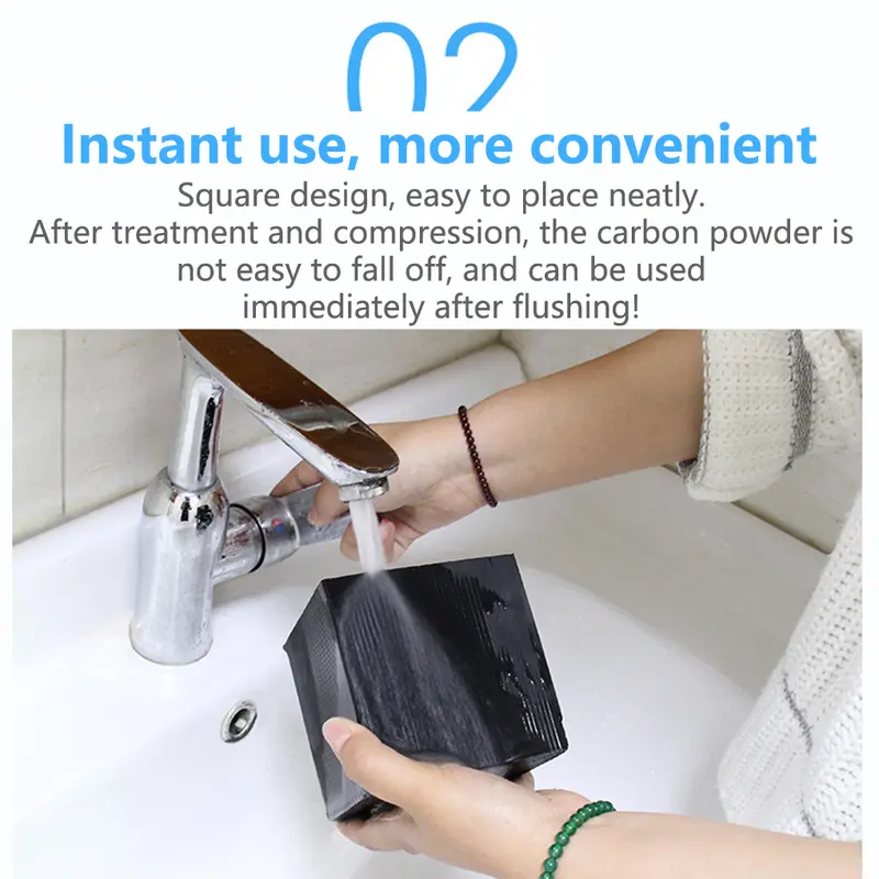 Khối Lọc Carbon Cho Bể Cá Cá Cá, Cầm Tay, Than Hoạt Tính, Khối Khử Mùi, Loại Bỏ Mùi Hôi, Hấp Thụ Tạp Chất, Phụ Kiện Thủy Sinh 1