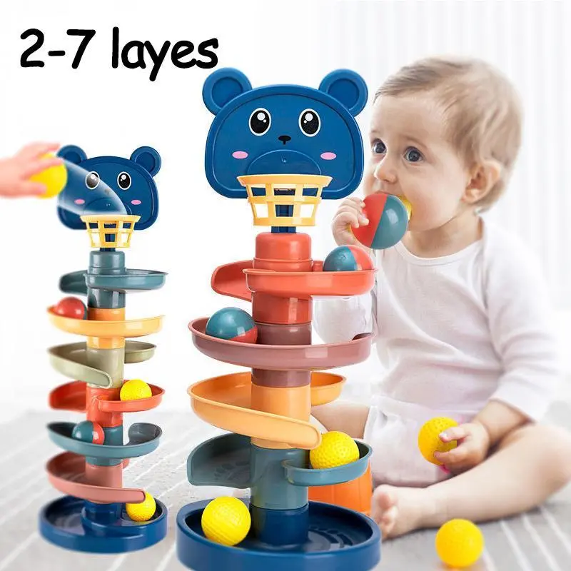 Đồ Chơi Bóng Trượt Tháp Bóng  Thiết Kế Đường Ray Vui Nhộn Cho Trẻ Em Phát Sáng  Gấp Gọn  Bộ Ghép Hình Vui Nhộn Cho Bé Giáo Dục Sớm  Đồ Chơi Bóng Lăn  Thích Hợp Cho Mẫu Giáo 0