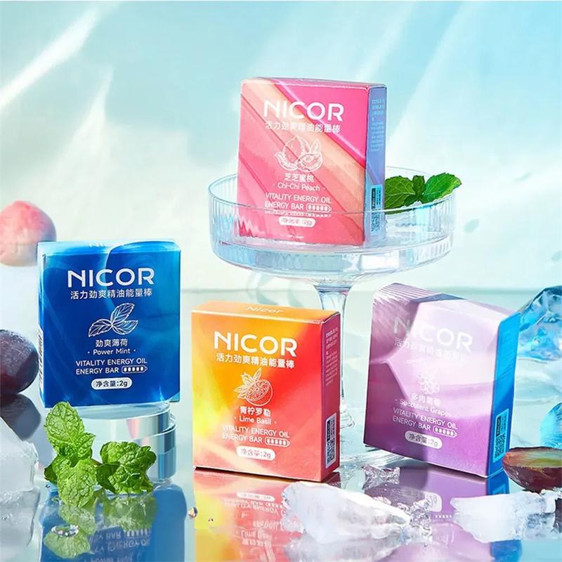 Product Introduction of 【BUY 1 TAKE 1】Refreshing Sober Stick Pocket Nicor Double-hole Refreshing Box Essential Oil For Congestion Relief Relaxation Y-Q 24