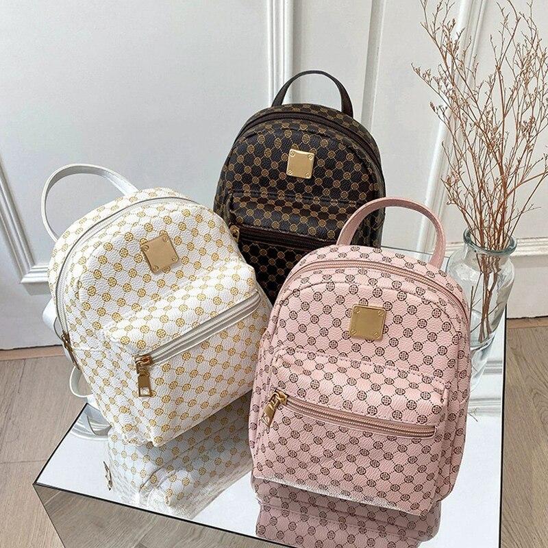 Product Introduction of Classic Women Backpack Fashion School Bags Female Daily Shopping Girl Backpacks Schoolbags 17