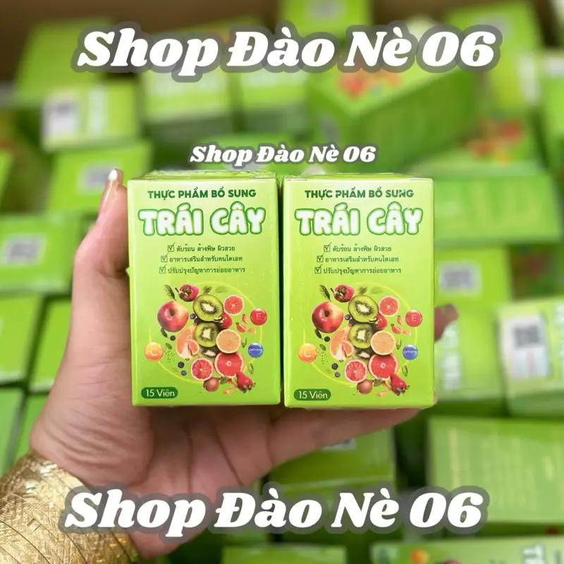Viên uống vitamin trái cây ( Compo 2 hộp )