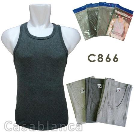 Gambar Kaos Singlet Pria Misty Round Neck Casablanca C866 Katun Distro Soft dari CasablancaWear Kota Administrasi Jakarta Barat 3 Tokopedia