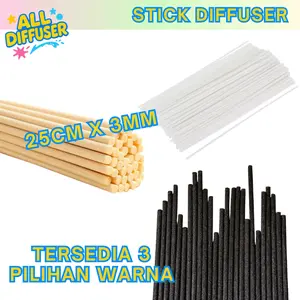 Reed Diffuser Stick / Stik Fiber Difuser 25 cm x 3 mm 3 Varian Warna