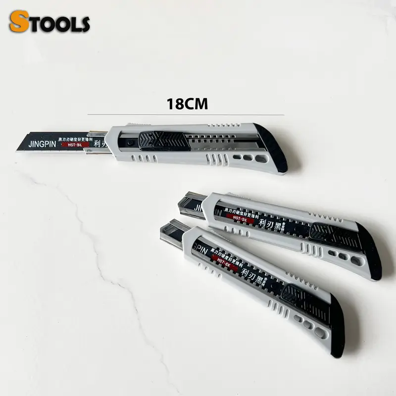 Dao dọc giấy 306 lưỡi thép SK-5 đen siêu sắc bén, khung inox dày dặn cứng cáp chống gỉ, chịu lực tốt, cắt giấy, băngdính 2