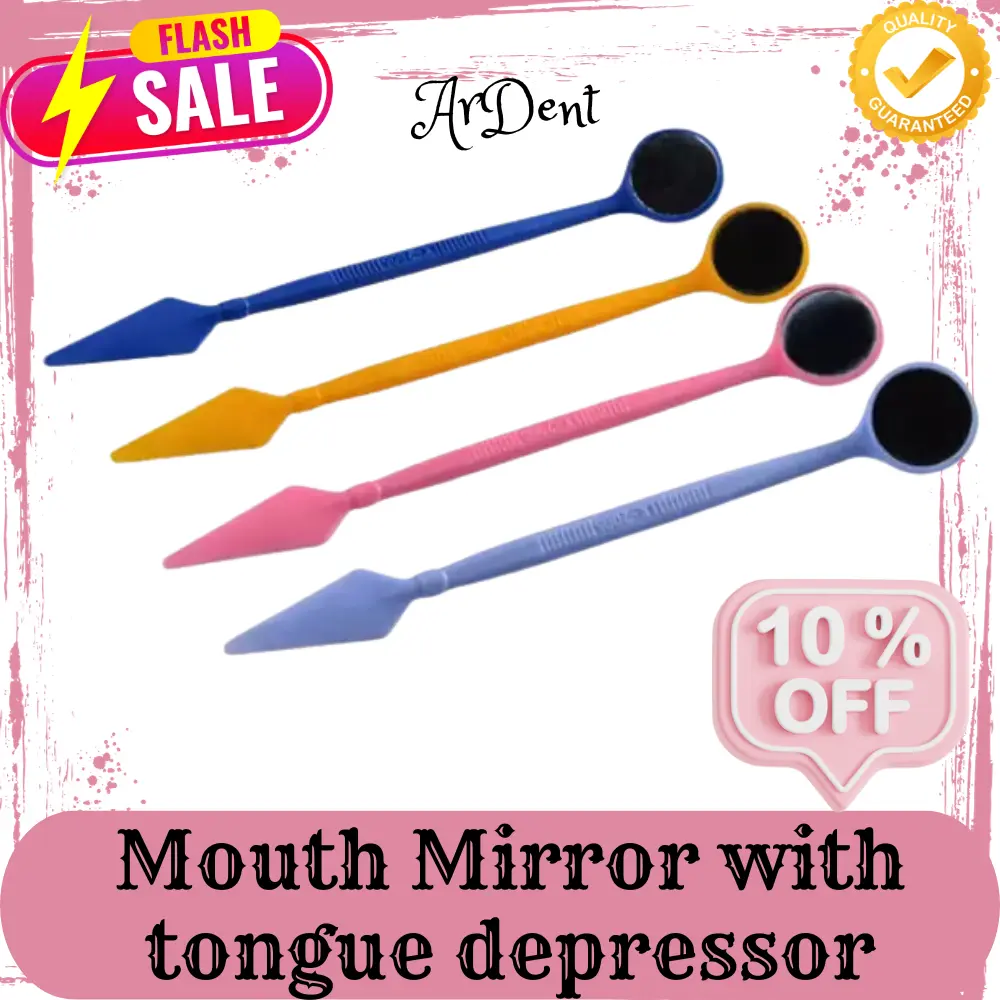 Autoclavable Mouth Mirros | with Tongue depressor | Dental instrumentv | oral | dental tools