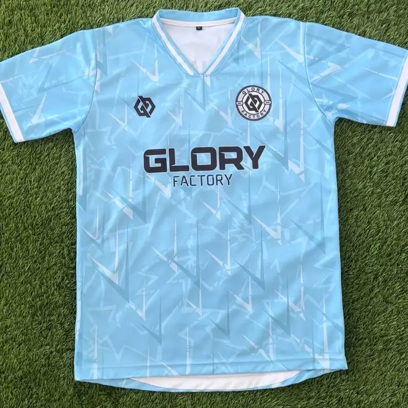 Glory Factory Jersey Sepak Bola & Futsal Set Pria dan Wanita Printing Unisex Bahan Premium Cepat Kering Nyaman Dipakai sport Baju Olahraga poli 1