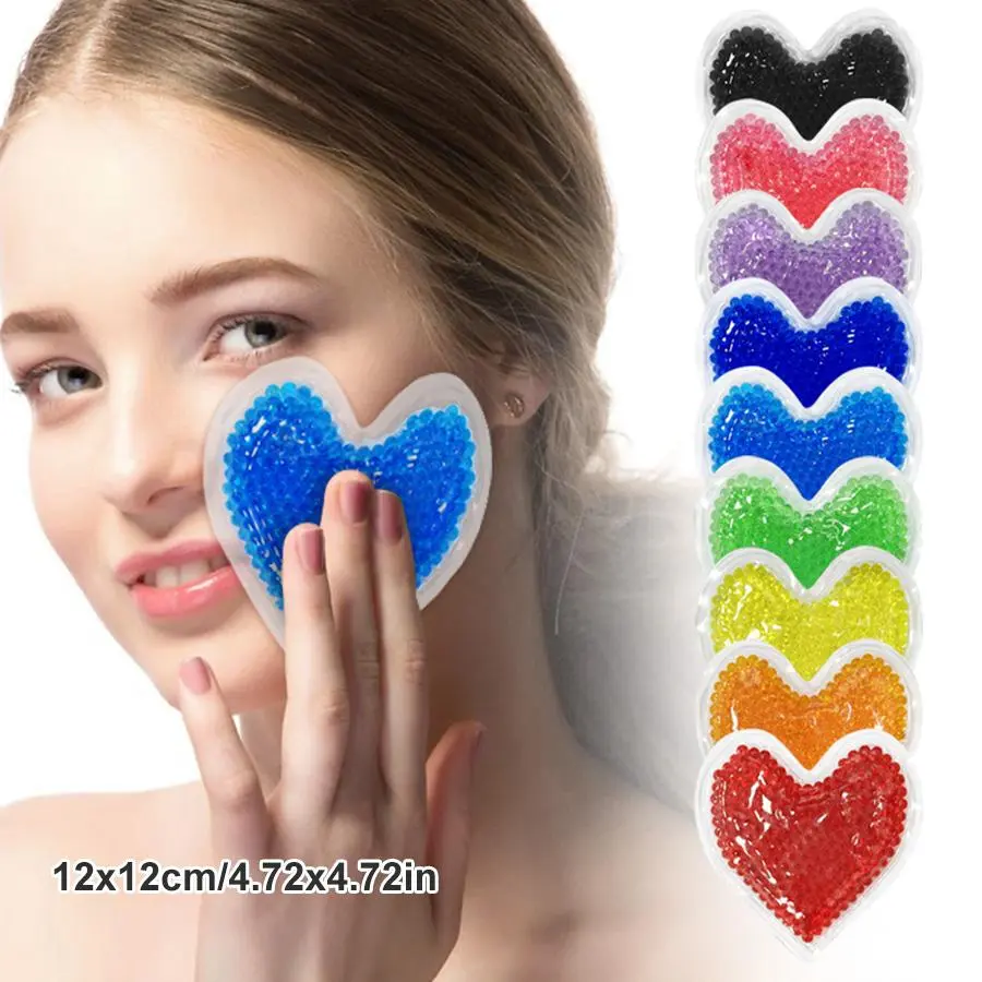 Reusable Soft Cold Packs, 2 Counts  Hot and Cold Gel Ice Pack, Mini Boo Boo Ice Packs for Breastfed Injury, Headache, Tired Eyes