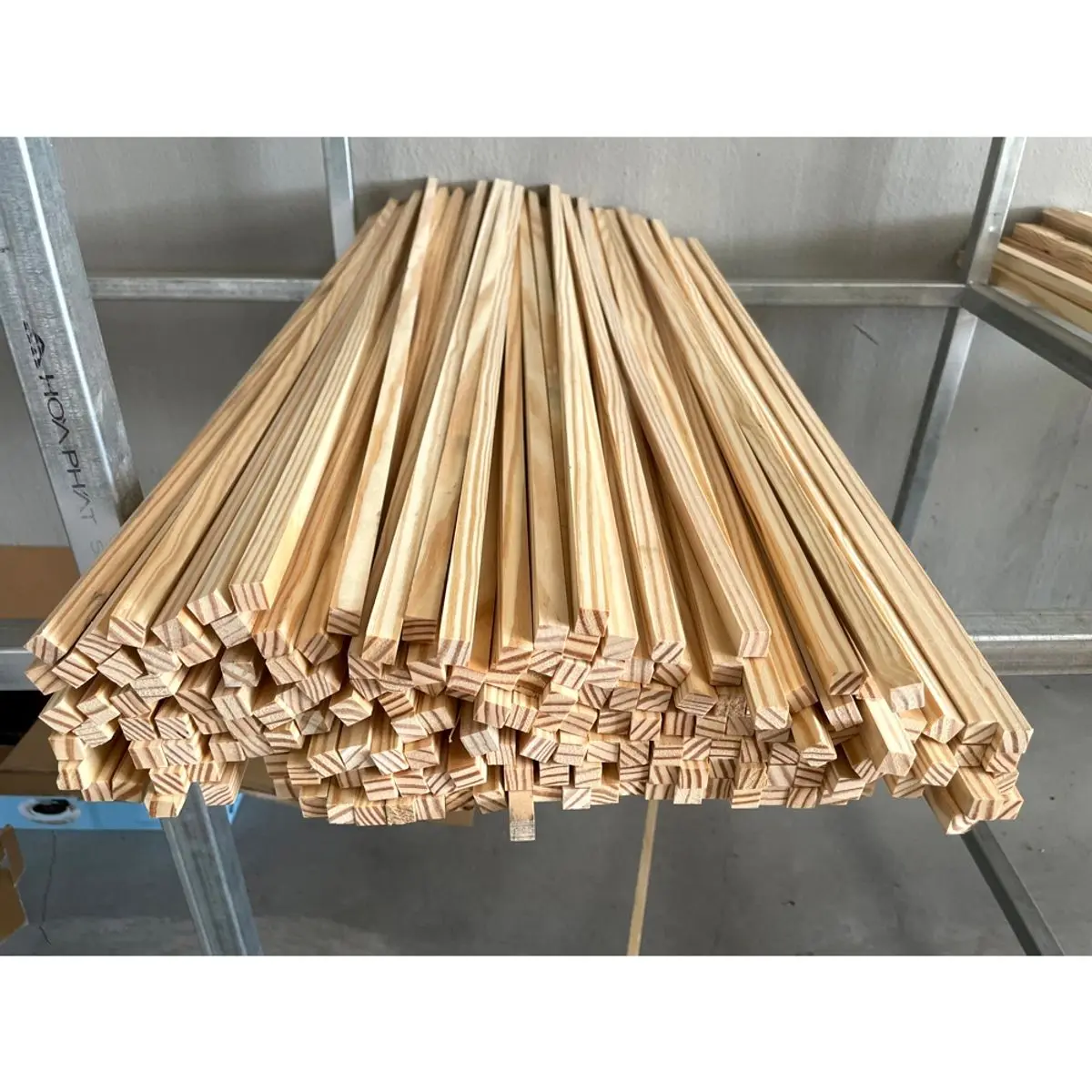 Thanh Gỗ Thông Vuông 1,2cm, Dài 100cm hoặc 120cm Láng Mịn 4 Mặt, Trang Trí, Làm Giá Kệ, Mặt Bàn [MS31]
