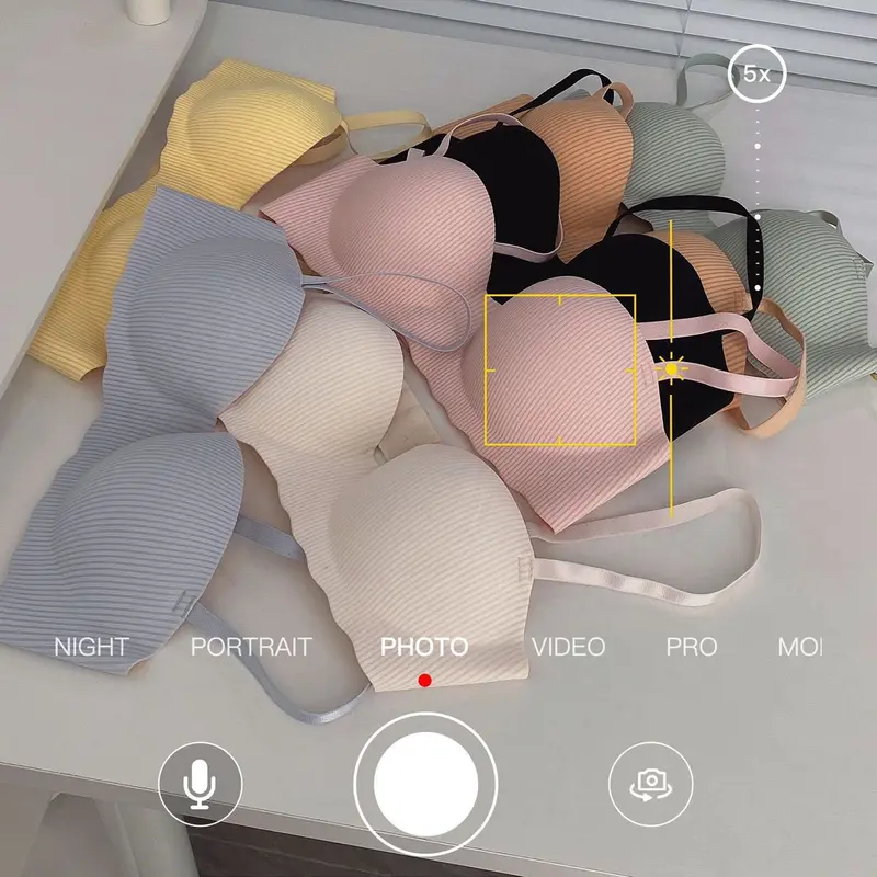Sét 3 ÁO lót nữ su non mềm MK đệm 1.5cm thông hơi không hằn viền không gọng Bra Nhung Women áo Top KING SHOP -- combo 3 áo ngực A5277 5